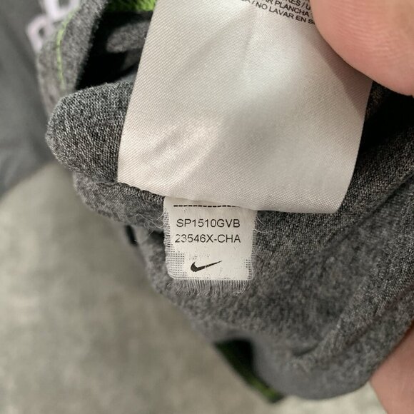 Nike Shirt Mens Large Gray Los Angeles Dodgers MLB Baseball Tee Center Swoosh - Picture 8 of 10